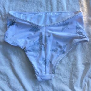 5 for $35! Star print high waisted swim bottoms Aerie